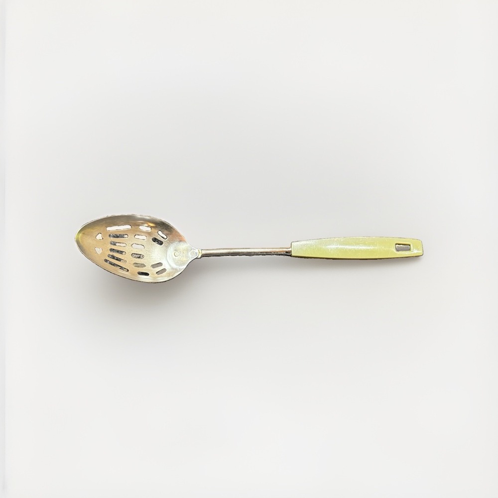 Vintage EKCO Slotted Serving Spoon